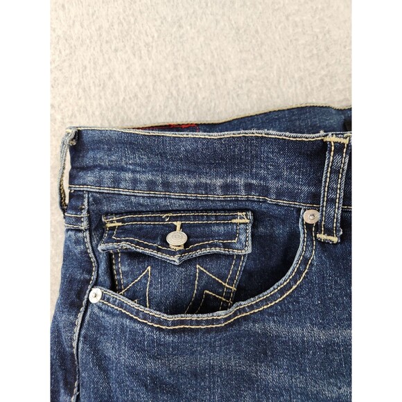 True‎ Religion Billy Jeans 38 Flap T Snap Bootcut Relaxed Stretch 42 40x34 - Picture 9 of 16